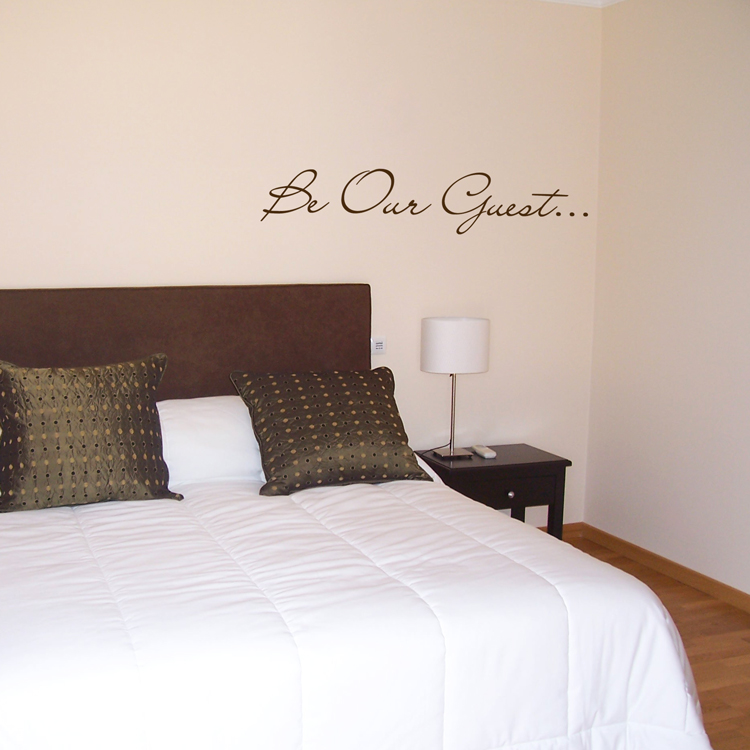 Be Our Guest - Be My Guest - Words - Quote - Wall Decals