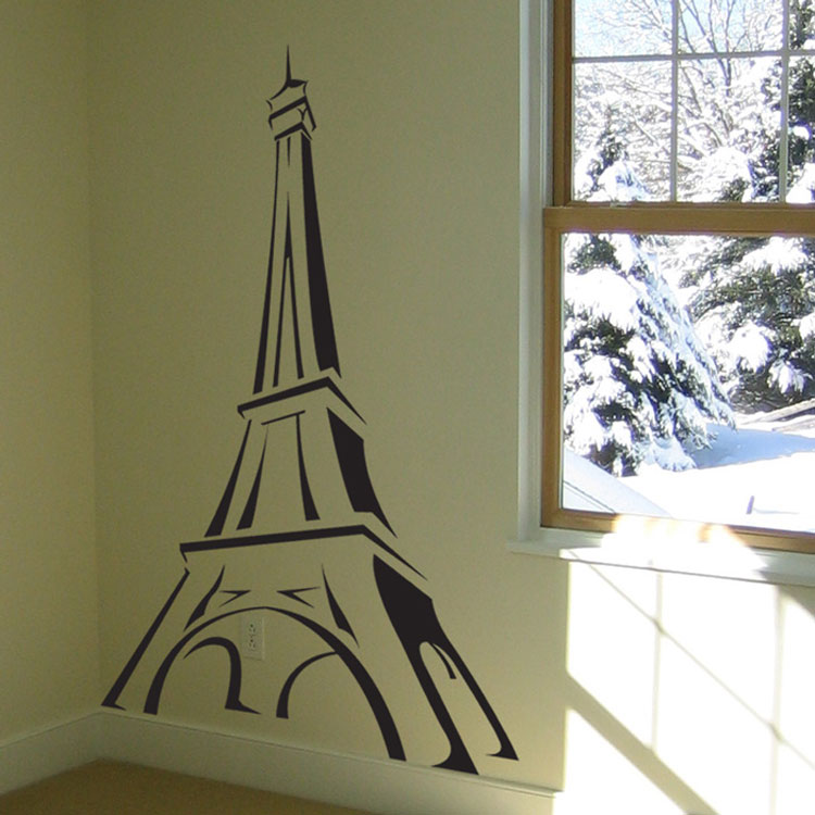 eiffel tower sketch. Eiffel Tower Sketch - Vinyl