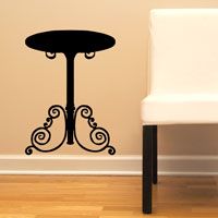 End Table - Furniture - Wall Decals