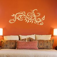 Paisley Peppers and Intricate Swirls - Wall Decals