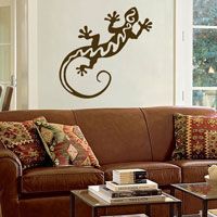 Large Southwest Gecko or Lizard Decal - Wall Decals