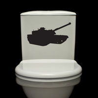 Tank - Toilet Decals - Wall Decals