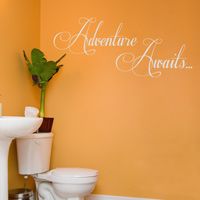 Adventure Awaits - Motivational Quote - Wall Decals