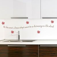 A House Unkept... - Wall Decals