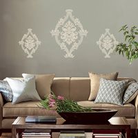 Set of Three - Fancy Flourish Victorian Scrolls - Ornate Vinyl Wall Decals