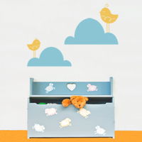 Birds in the Clouds - Set of 2 - Wall Decals