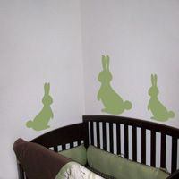 Bunny Rabbits - Set of 5 - Wall Decals