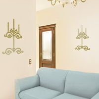 Candelabras - Set of 2 - Wall Decals