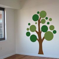 Lots of Circles Tree - Wall Decals