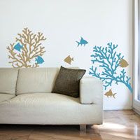 Coral Reef & Fish - Wall Decals