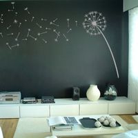 Dandelion Blowing in the Wind - Wall Decals