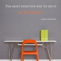 The Most Effective Way To Do It - Quote - Wall Decals