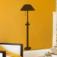 Faux Lamp - Wall Decal
