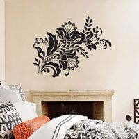 Victorian Flowers - Floral Arrangement - Vinyl Wall Decals