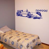 Formula 1 - Personalized - Race Car - Wall Decals