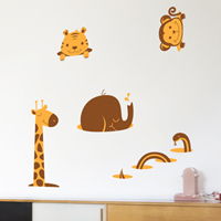 Friendly Animals - Printed Wall Decals