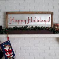Happy Holidays - Holiday Wall Decals