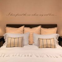 I have found the one whom my soul loves - Quote - Love - Wall Decals