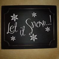 Let it Snow - Winter - Snowflakes - Holiday Wall Decals