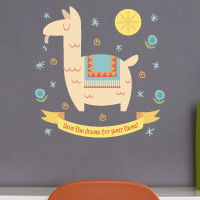 Llama Drama - Quote - Printed Wall Decals