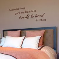 Love & Be Loved - Quote - Wall Decals