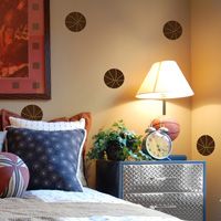 Mini Basketballs - Set of 10 - Wall Decals