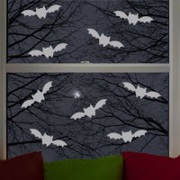 Mini Bats - Set of 9 - Wall Decals