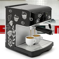 Mini Coffee Flowers - Wall Decals