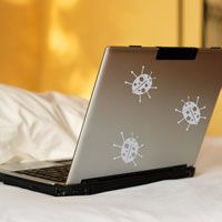 Mini Lady Bugs - Set of 10 - Wall Decals