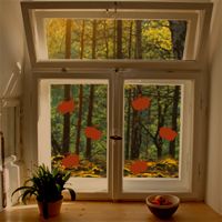 Mini Pumpkins - Halloween - Set of 6 - Wall Decals