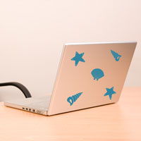 Mini Sea Shells - Set of 12 - Wall Decals