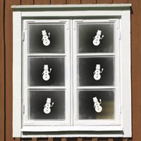 Mini Snowmen - Winter - Set of 6 - Wall Decals