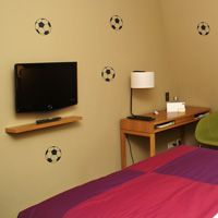 Mini Soccerballs - Set of 10 - Wall Decals
