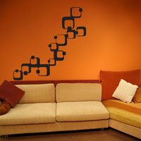 Geometric Squares - Wall Decals 