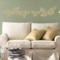Pretty Ornate Swirls - Set of Six - Wall Decals