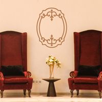 Oval Frame - Wall Decals