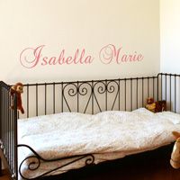  Wall Stickers on Personalized Names   Monogram   Your Child S Name   Wall Decals