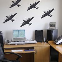 Airplanes - Set of 5 - Wall Decals