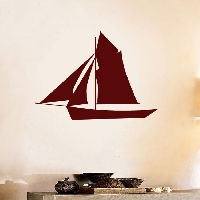 Sailboat - Vinyl Wall Decal