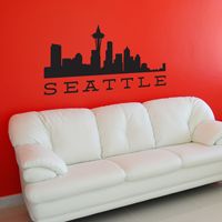 Seattle Skyline - Wall Decals