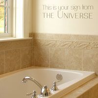 This is your sign from the Universe - Quote - Wall Decals
