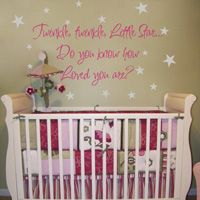 Twinkle Twinkle Little Star - Wall Words & Decals