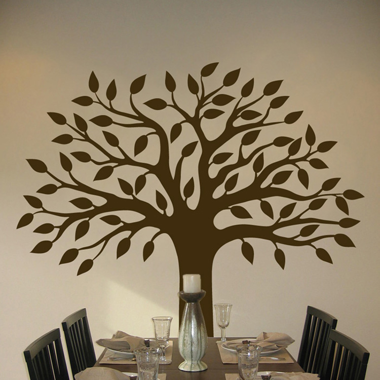 Perfect Pretty Tree  Wall  Decal  Sticker  Graphic