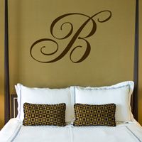 Giant Monogram - Family Name - Wall Decal 
