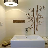 Asian Bamboo - Set of Two - Wall Decals