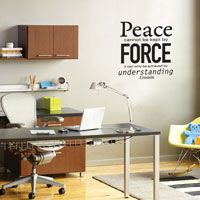 Peace cannot be kept by Force - Einstein - Quotes - Wall Decals