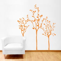 Three Little Trees - Wall Decals