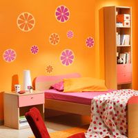 Grapefruit Slices - Set of 12 - Wall Decals