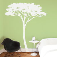 Tall African Tree - Acacia Tree - Wall Decals