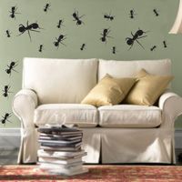 Ants Crawling on the Walls - Set of 20 - Wall Decals